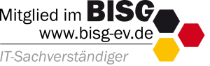 Mitglied im BISG e.V. - Bundesverband der IT-Sachverständigen und Gutachter